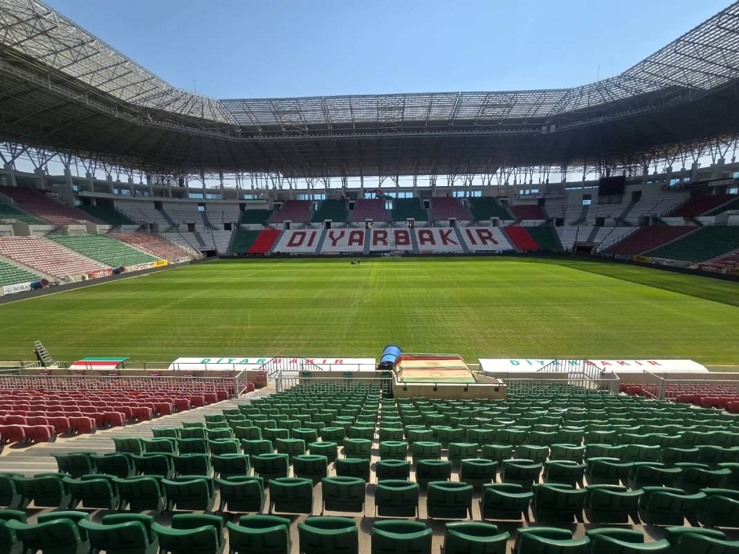 Diyarbakır'ın 33 bin Kapasiteli stadyumu ilk gün gibi hazır 4