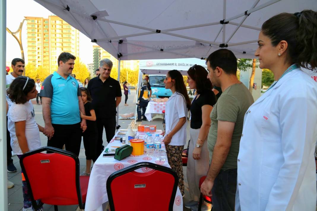 Diyarbakır'da Sağlıklı yaşam için yürüdüler 3