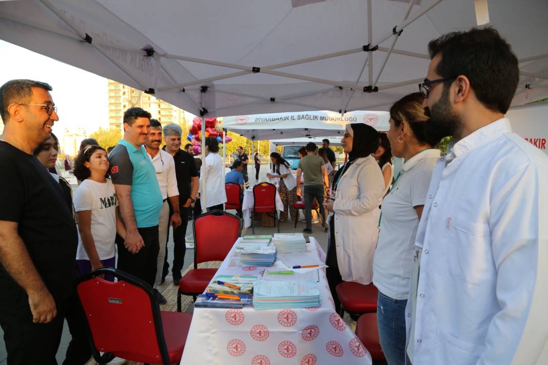 Diyarbakır'da Sağlıklı yaşam için yürüdüler 6