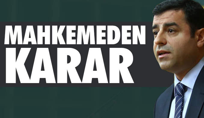 Avukatı duyurdu: Demirtaş’ın tahliye talebi reddedildi