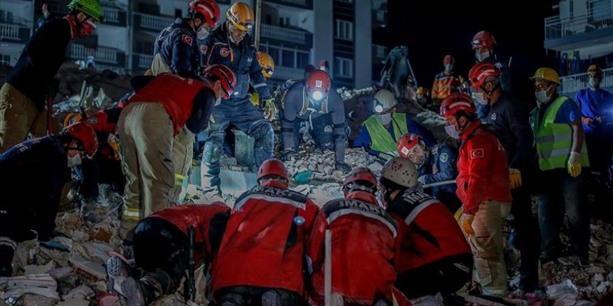 İzmir'deki depremde can kaybı yükseliyor