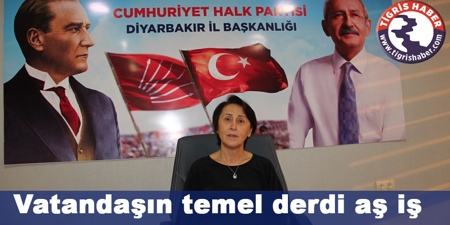 CHP Diyarbakır İl Başkanı Özel: Vatandaşın temel derdi aş iş