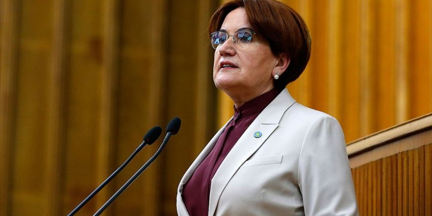 Akşener: Ekonomi için kesintisiz  sokağa çıkma kısıtlaması ilan edin