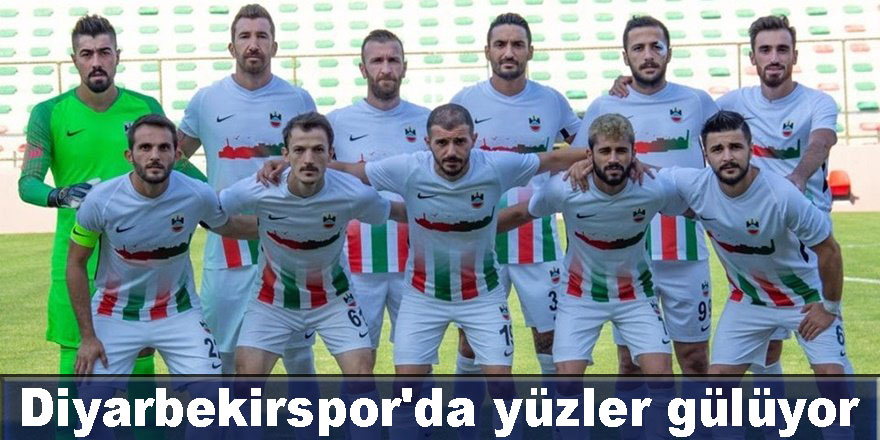 Diyarbekirspor'da yüzler gülüyor