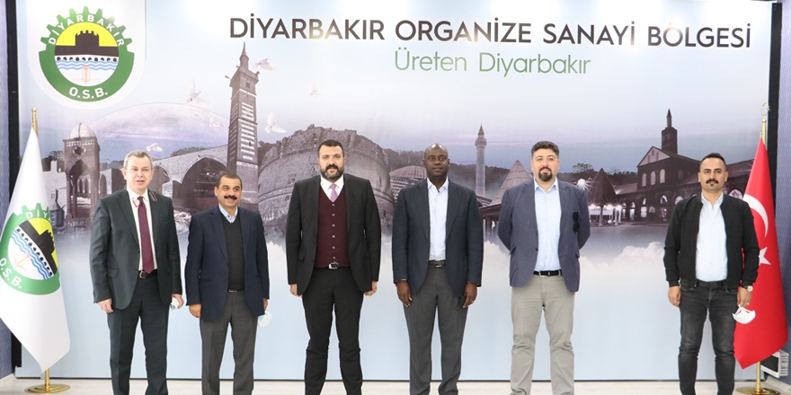 Kenyalı iş insanından Diyarbakır OSB'ye ziyaret