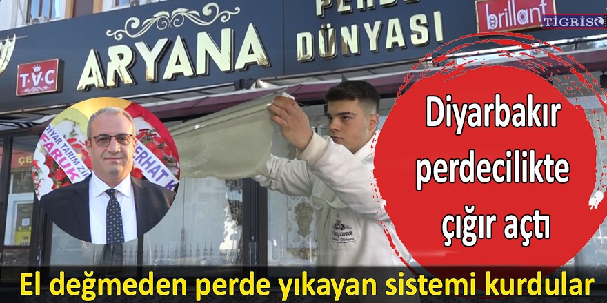 VİDEO- Diyarbakır perdecilikte çığır açtı, Türkiye’de ve bölgede ilk oldu