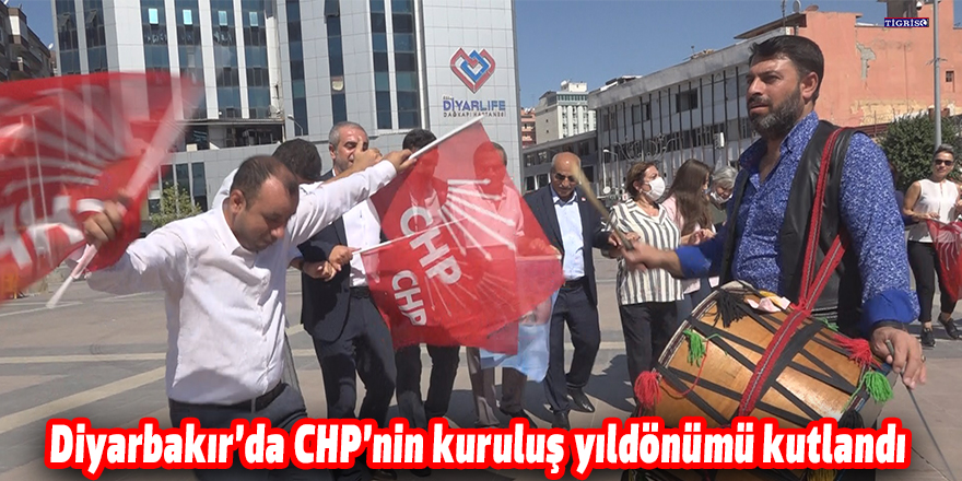 VİDEO- Diyarbakır’da CHP’nin kuruluş yıldönümü kutlandı