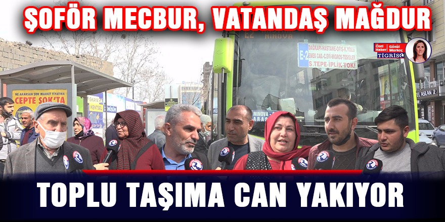 VİDEO - Diyarbakır’da toplu taşıma can yakıyor