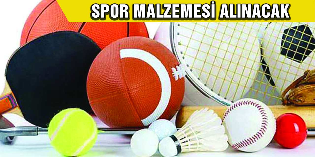 Spor malzemesi alınacak