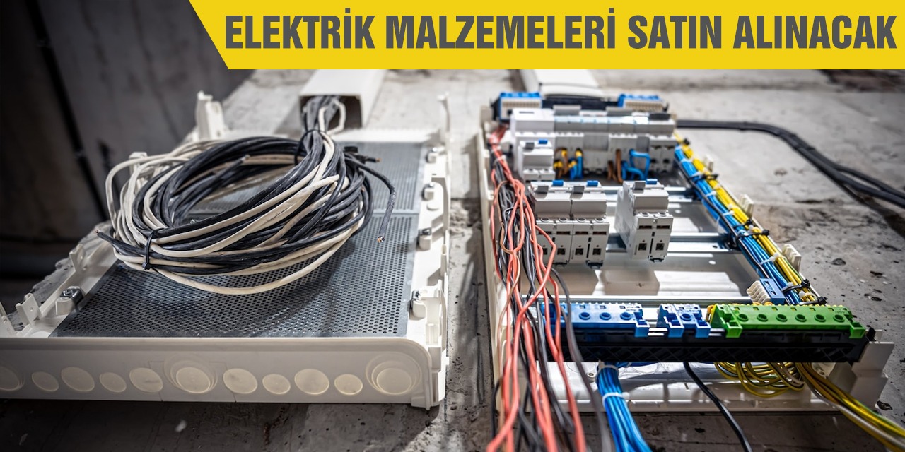 Elektrik malzemeleri satın alınacak