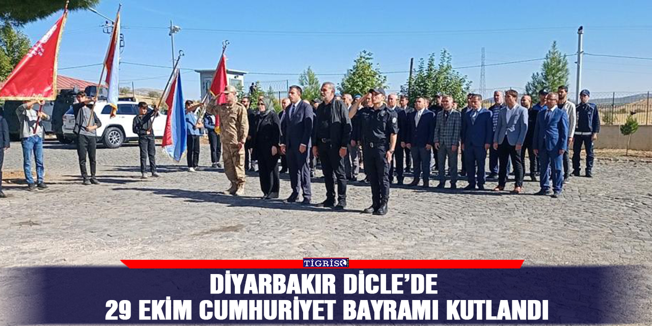 Diyarbakır Dicle’de 29 Ekim Cumhuriyet Bayramı kutlandı