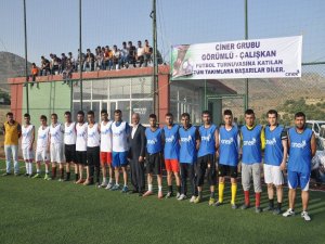 Şırnak-Görümlü beldesinde futbol turnuvası