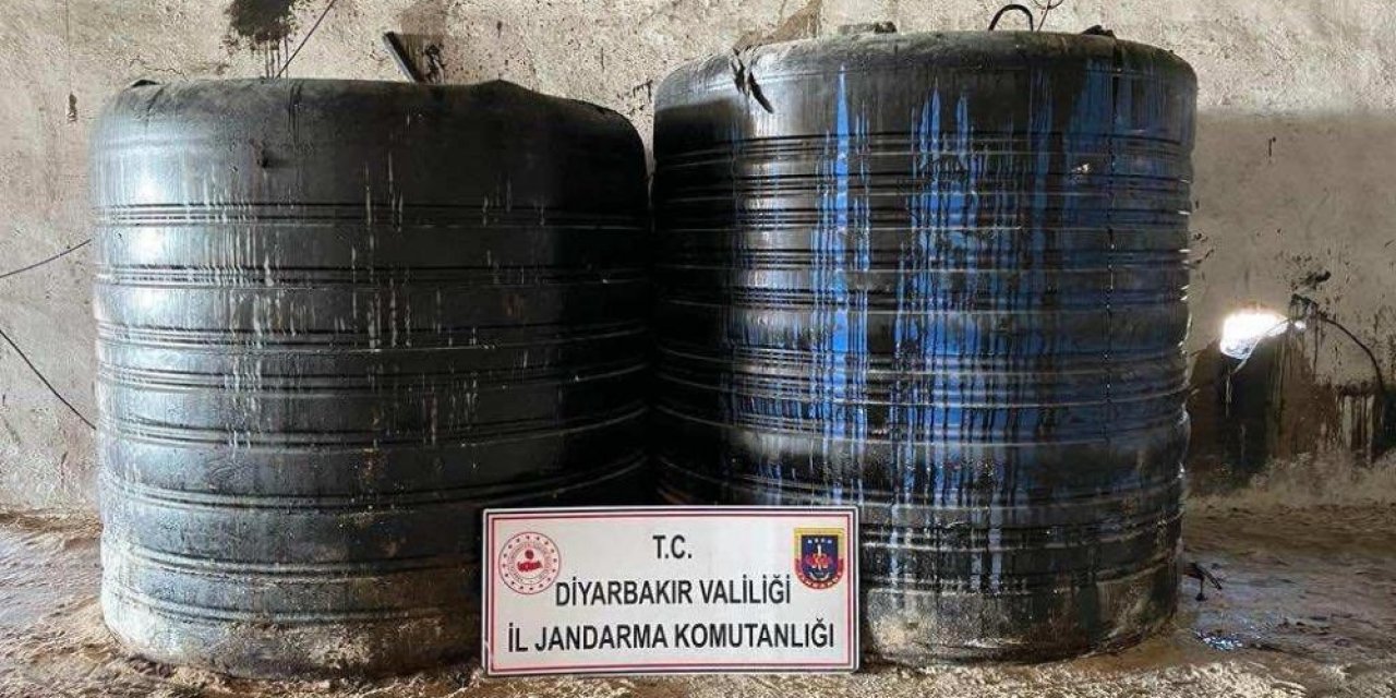 Diyarbakır’da 40 bin litre kaçak yakıt yakalandı