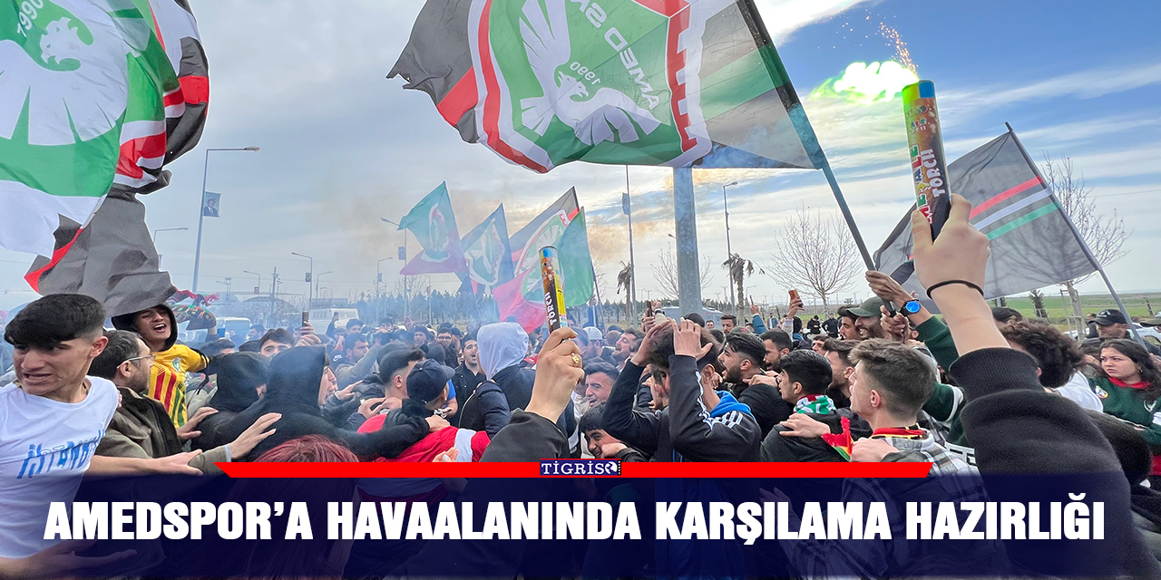 VİDEO -  Amedspor’a havaalanında karşılama hazırlığı