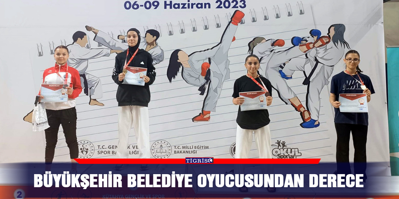 Büyükşehir Belediye oyucusundan derece