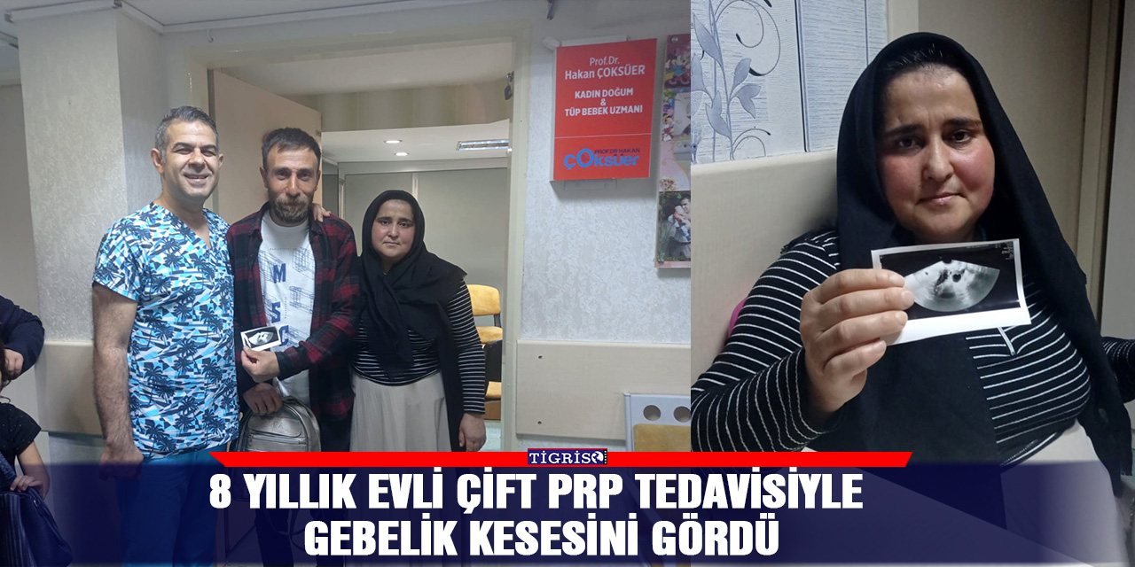 8 yıllık evli çift PRP tedavisiyle gebelik kesesini gördü