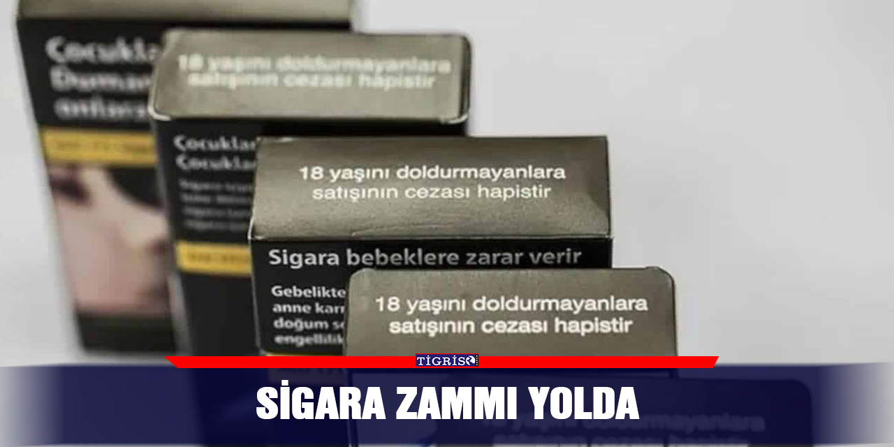 Sigara zammı yolda