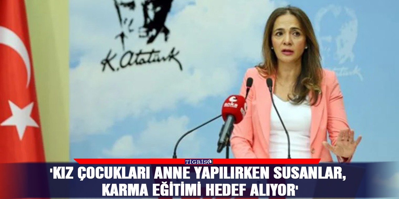 'Kız çocukları anne yapılırken susanlar, karma eğitimi hedef alıyor'