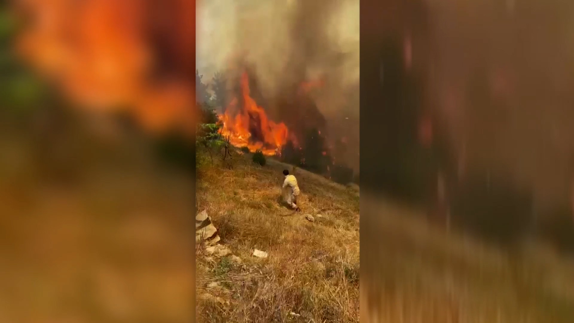 Osmaniye'nin Sumbas ilçesindeki yangın