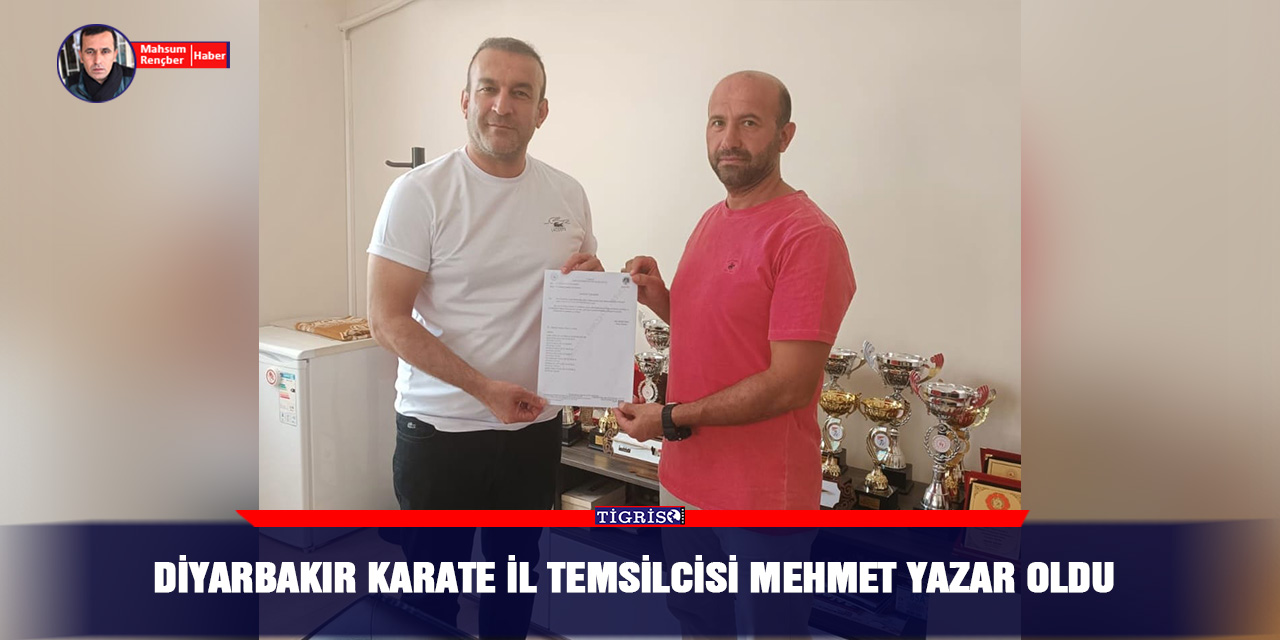 Diyarbakır Karate il Temsilcisi Mehmet Yazar oldu