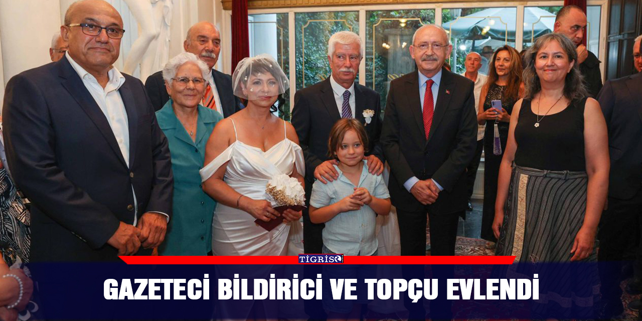 Gazeteci Bildirici ve Topçu evlendi