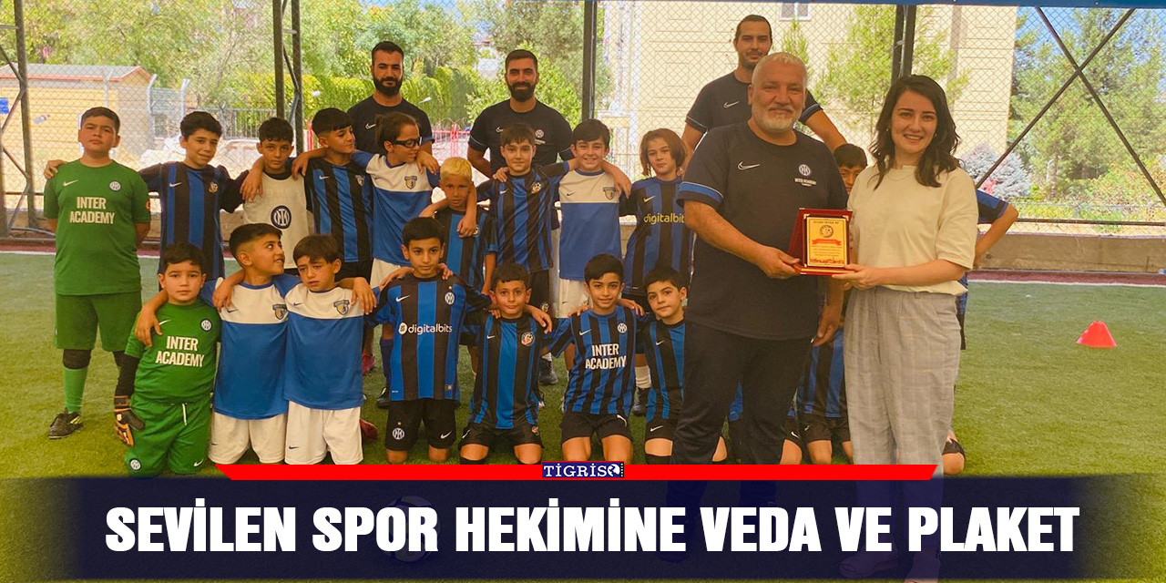 VİDEO - Sevilen spor hekimine veda ve plaket