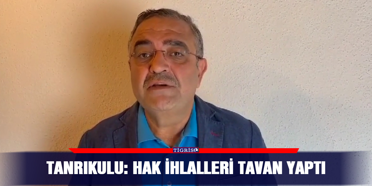 Tanrıkulu: Hak ihlalleri tavan yaptı