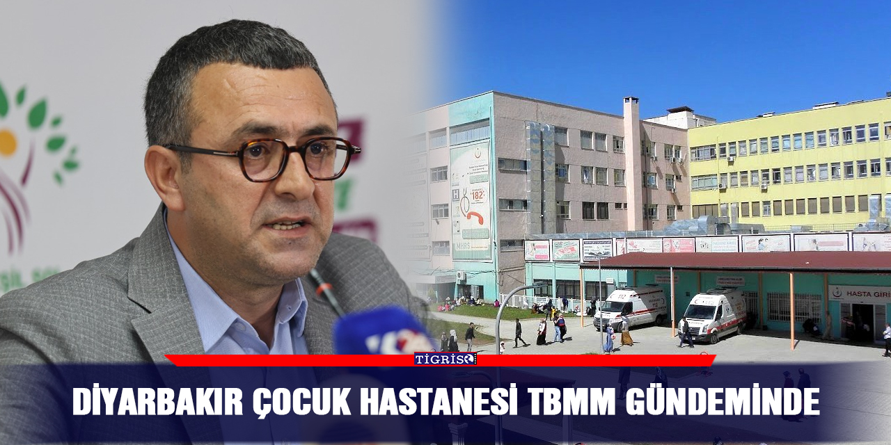 Diyarbakır çocuk hastanesi TBMM gündeminde