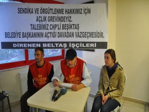 BELTAŞ işçileri açlık grevi eylemine başladı