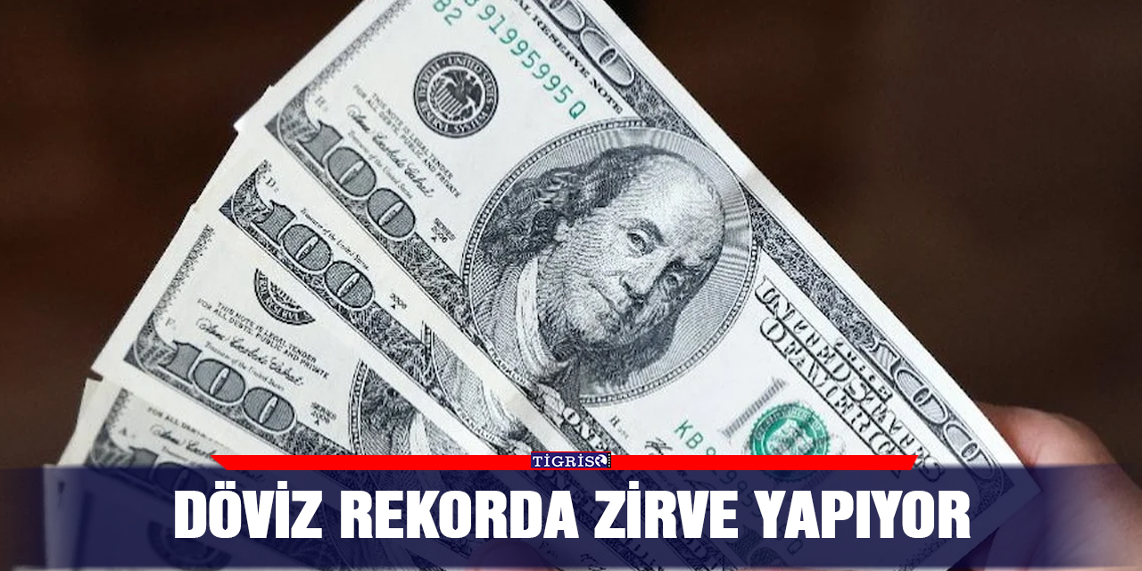 Döviz rekorda zirve yapıyor