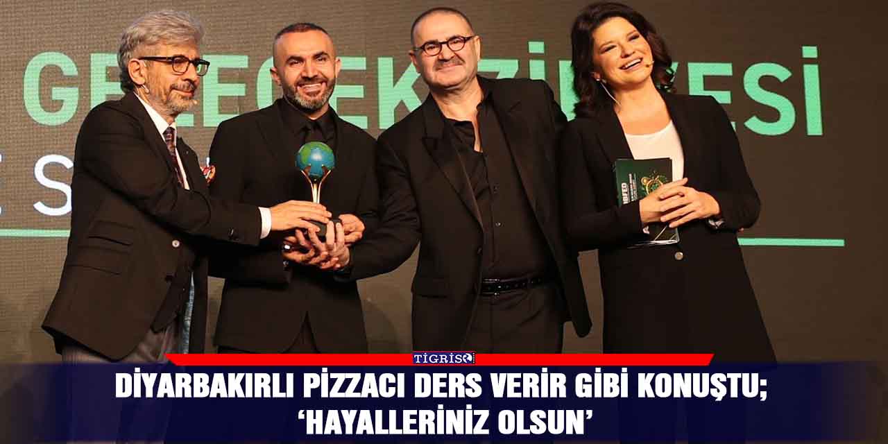 Diyarbakırlı pizzacı ders verir gibi konuştu; ‘Hayalleriniz olsun’