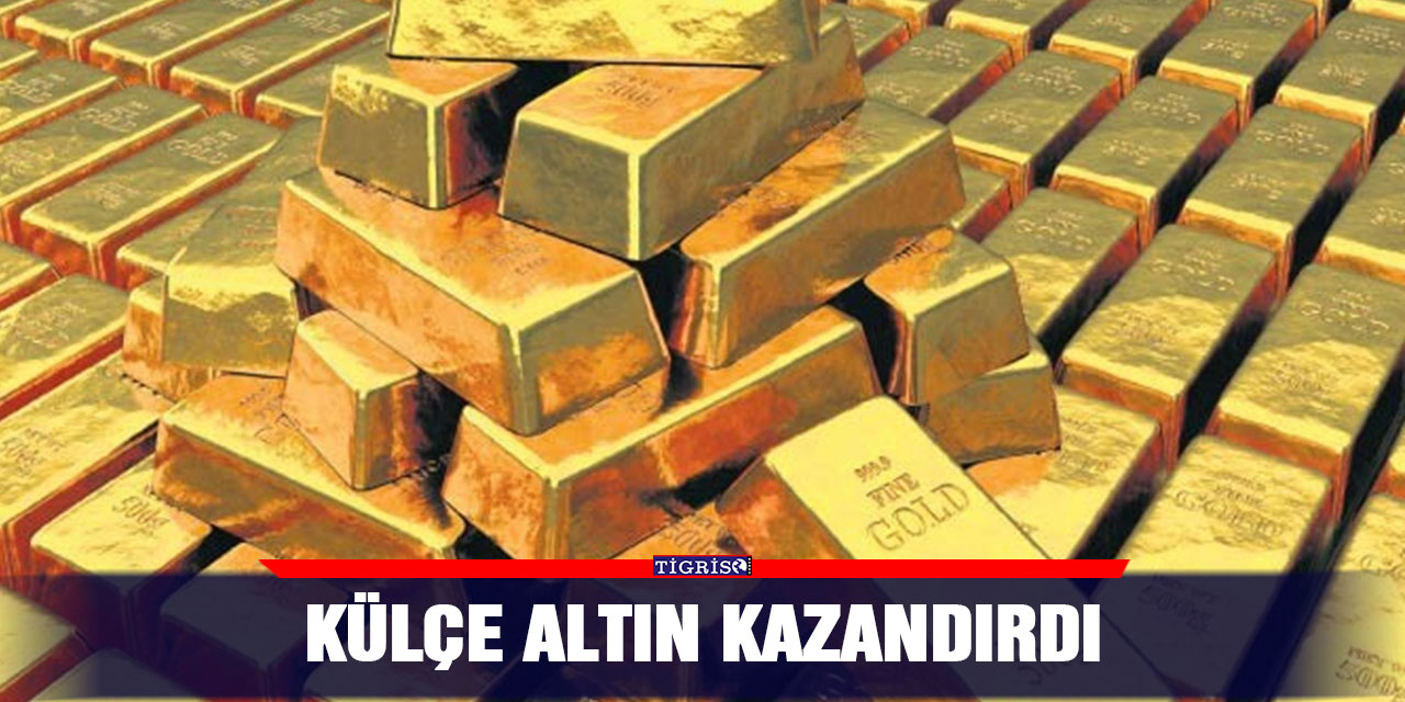 Külçe altın kazandırdı