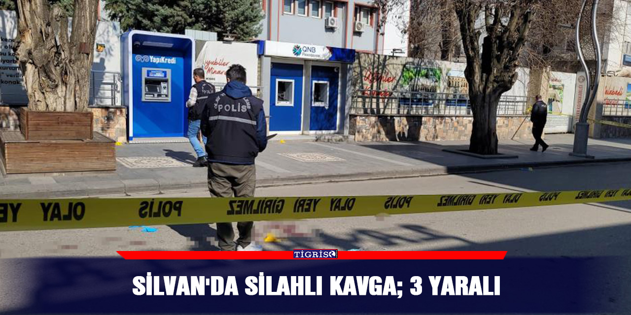 Video-Silvan'da silahlı kavga, 3 yaralı