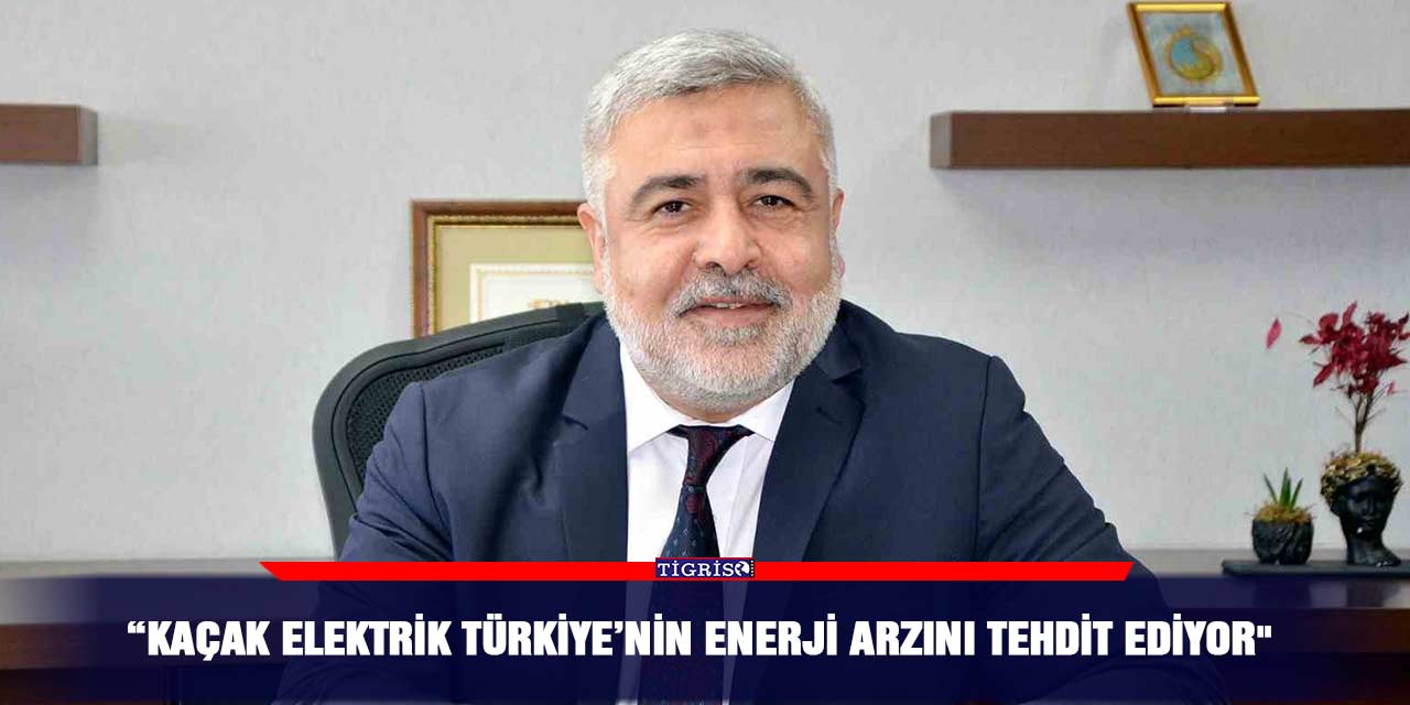 “Kaçak elektrik Türkiye’nin enerji arzını tehdit ediyor"