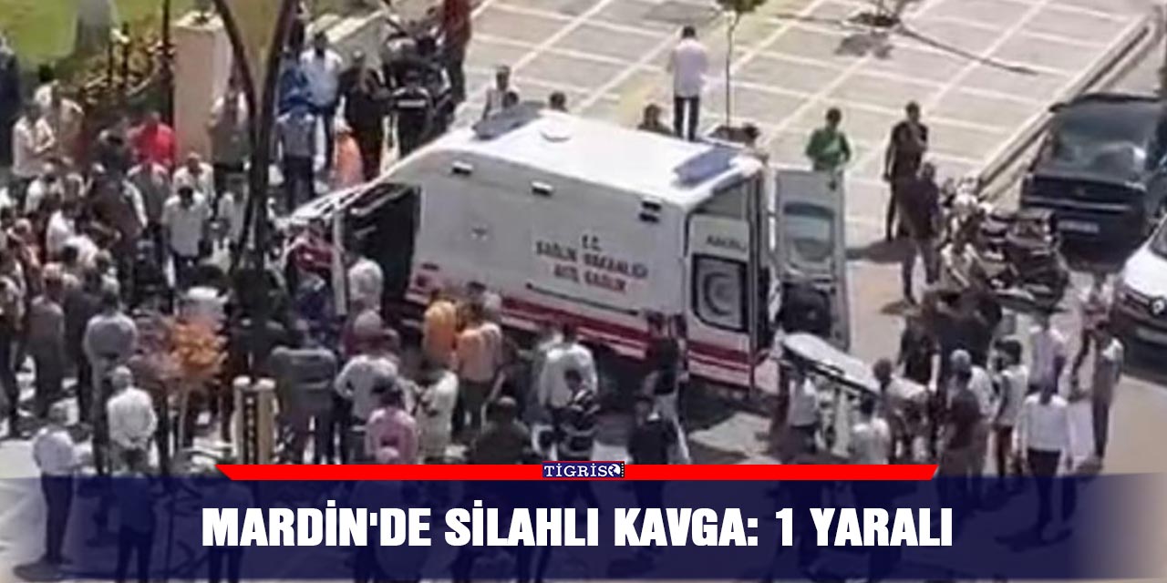 Mardin'de silahlı kavga: 1 yaralı