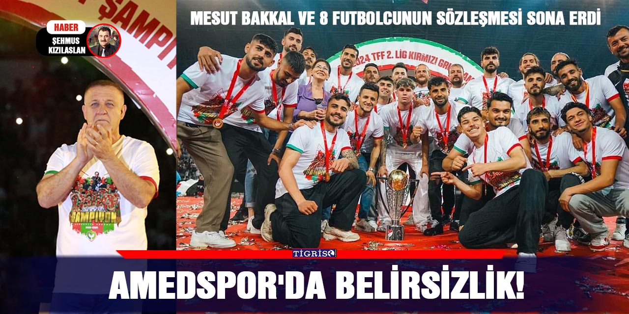 Amedspor'da belirsizlik!