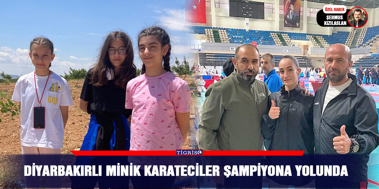 Diyarbakırlı minik karateciler şampiyona yolunda