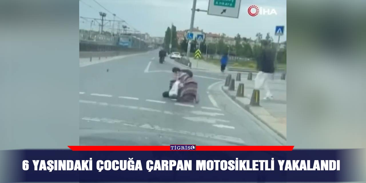 VİDEO - 6 yaşındaki çocuğa çarpan motosikletli yakalandı