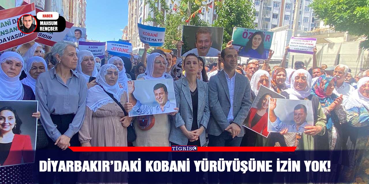 VİDEO - Diyarbakır’daki Kobani yürüyüşüne izin yok!