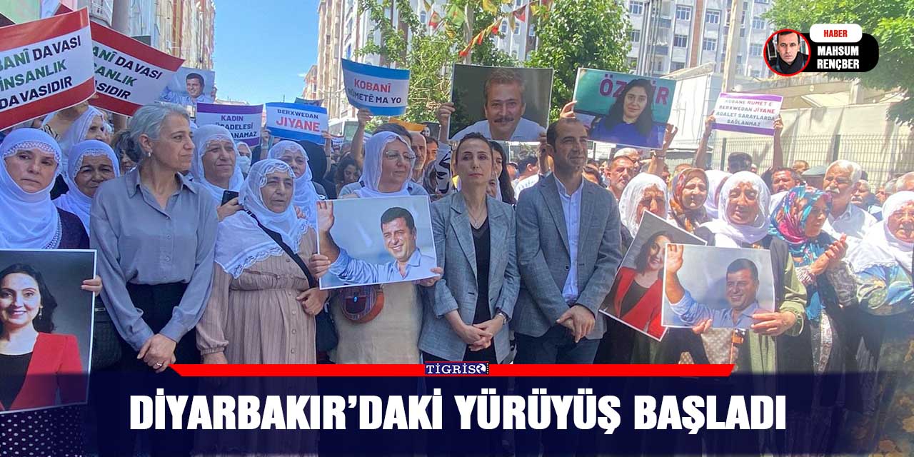 VİDEO - Diyarbakır’daki yürüyüş başladı