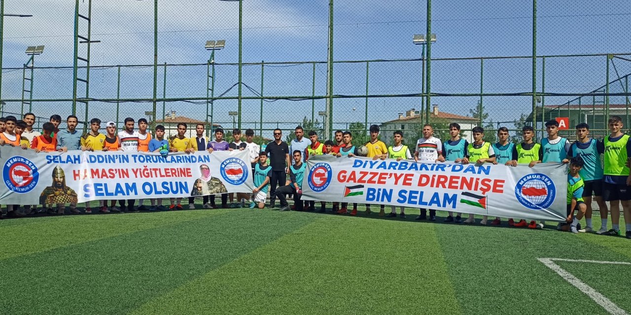 Diyarbakır'da "Gazze Kardeşlik Futbol Turnuvası"