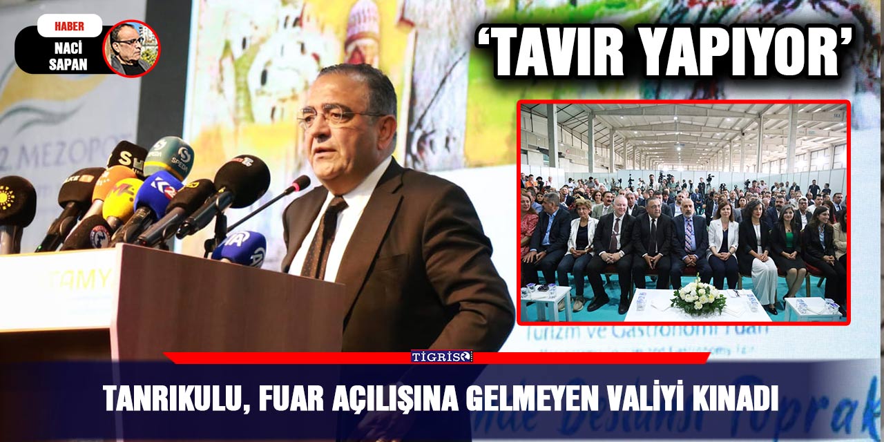 VİDEO - Tanrıkulu, fuar açılışına gelmeyen valiyi kınadı;  ‘Tavır yapıyor’