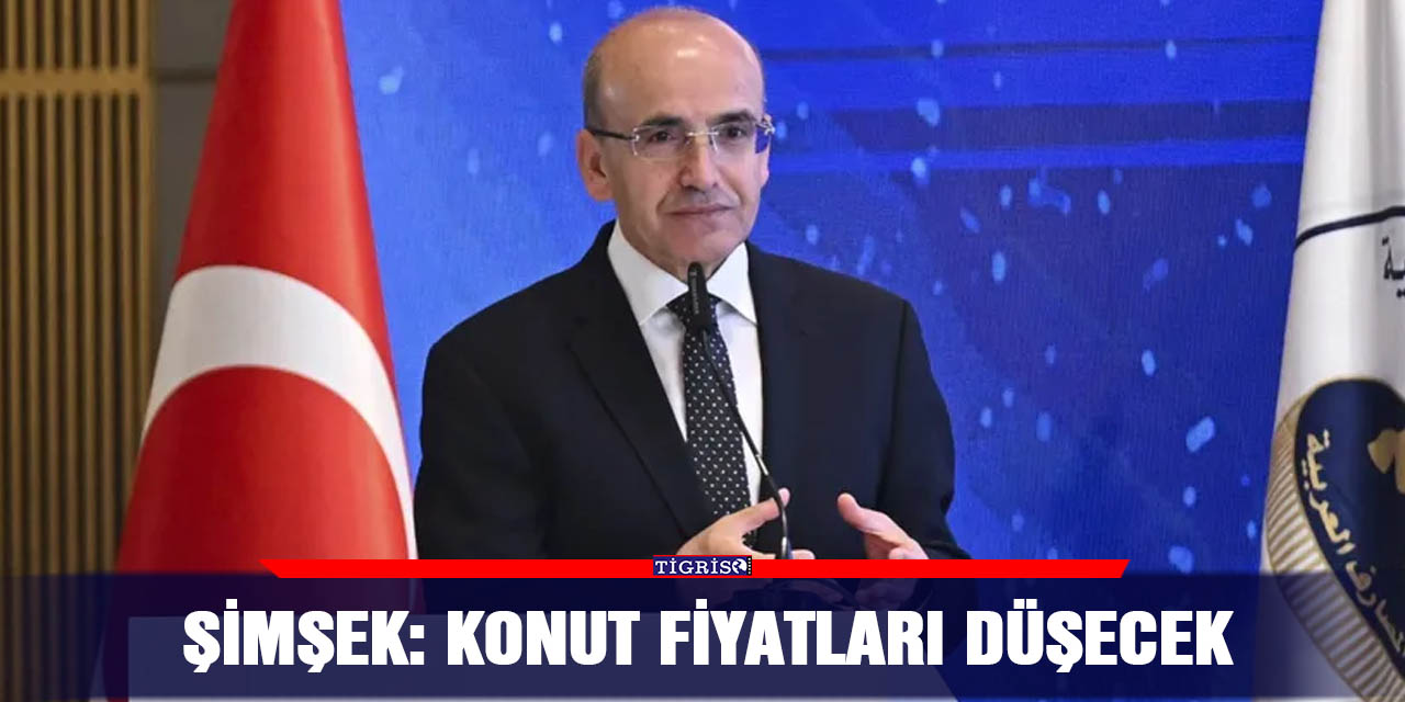 Şimşek: Konut fiyatları düşecek