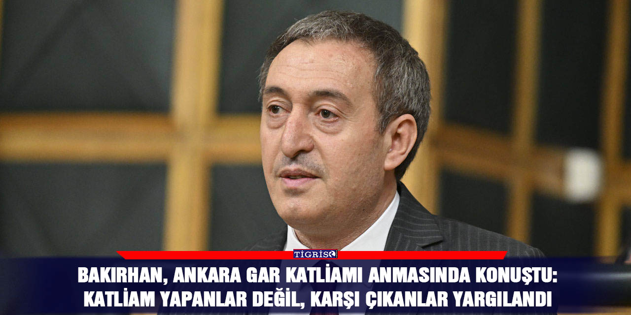 Bakırhan, Ankara Gar Katliamı anmasında konuştu