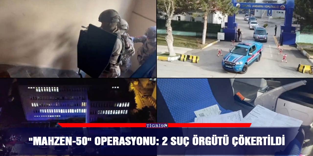 VİDEO - "Mahzen-50" operasyonu: 2 suç örgütü çökertildi