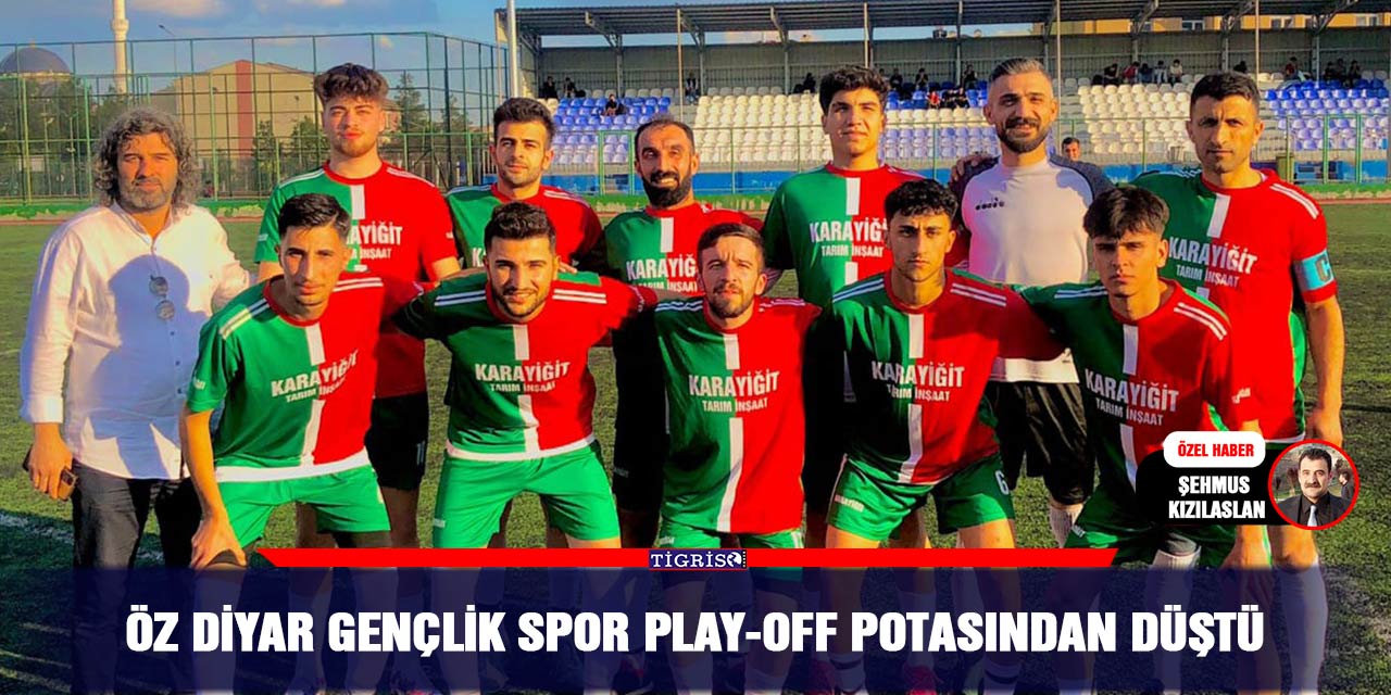 Öz diyar gençlik spor Play-Off potasından düştü