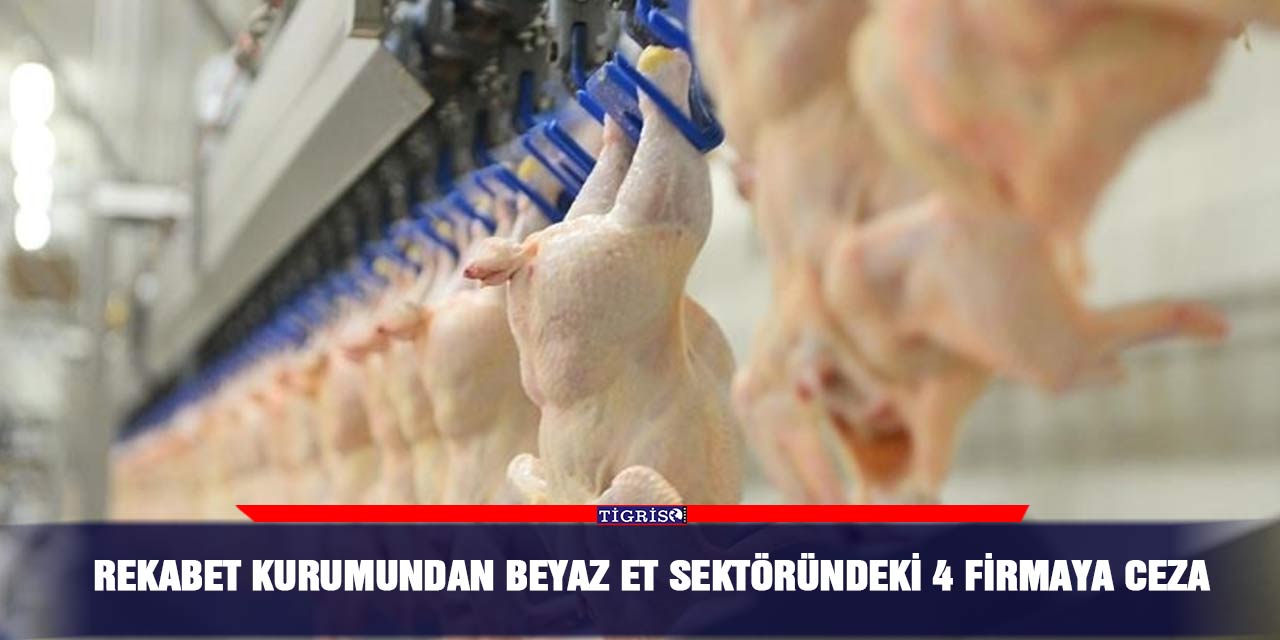 Rekabet Kurumundan Beyaz et sektöründeki 4 firmaya ceza