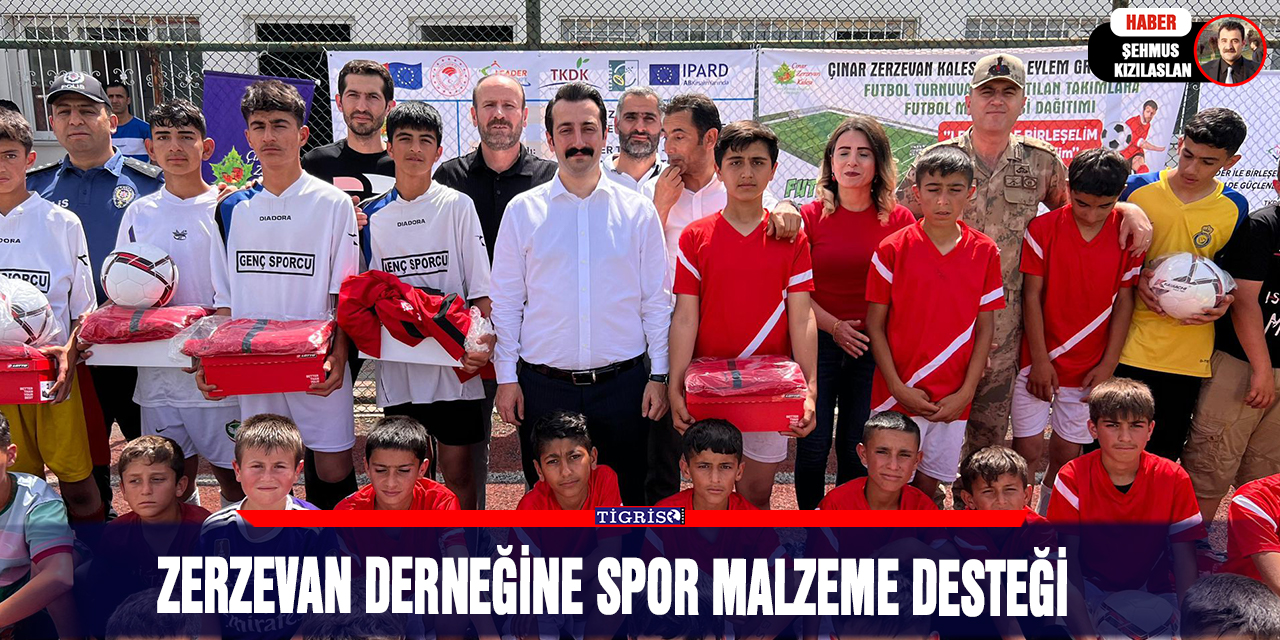 Zerzevan Derneğine Spor malzeme desteği