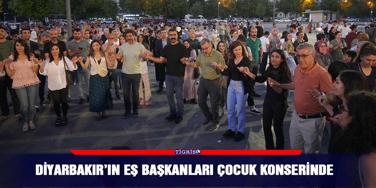 Diyarbakır’ın eş başkanları çocuk konserinde