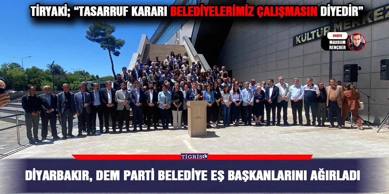 VİDEO - Diyarbakır, DEM Parti Belediye Eş Başkanlarını ağırladı